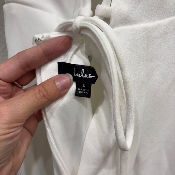 NWOT Lulus White Bodycon Midi Dress‎ - Picture 4 of 7